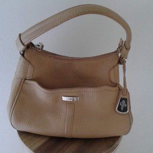 Cole Haan Pebble Grain Tan Leather Bag